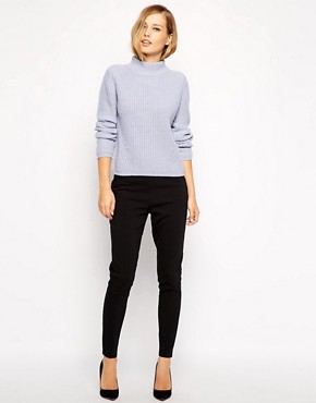 Image 4 of Whistles Fashioned Jumper in Rib Knit