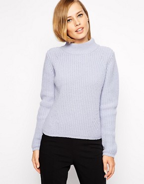 Image 1 of Whistles Fashioned Jumper in Rib Knit
