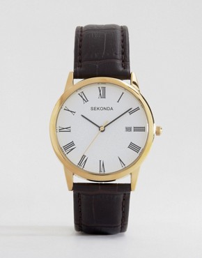 Image 1 of Sekonda Brown Leather Watch