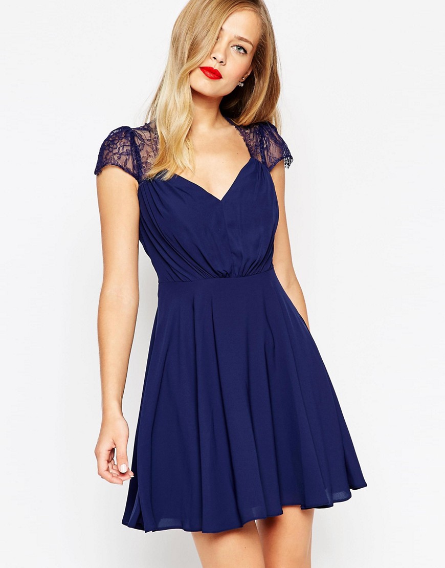 Image 1 of ASOS Kate Lace Mini Dress