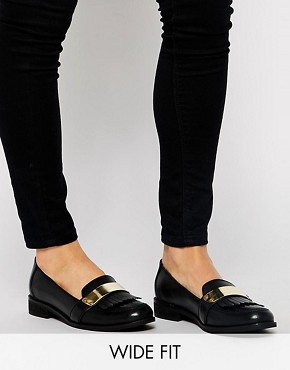 ASOS MARTIAN Wide Fit Loafers 