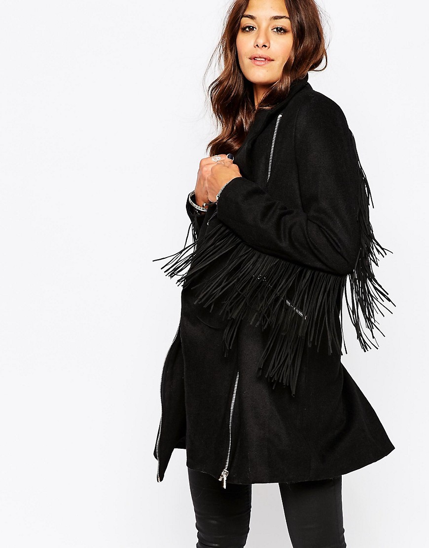 Image 1 of Religion Tailored Wool-Mix Coat With Tassels