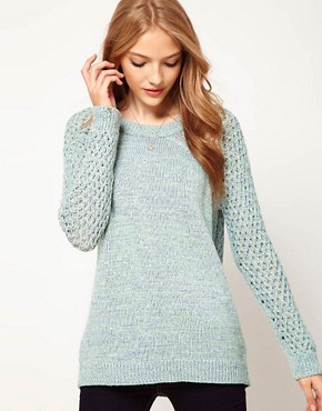 Image 1 - ASOS Jumper With Mesh Back And Sleeves