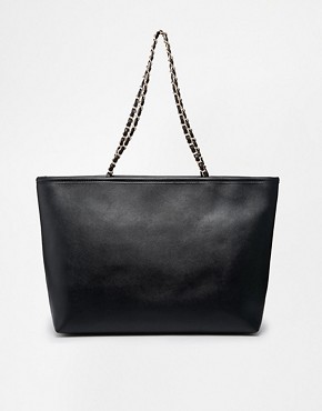 ASOS Shoulder Bag with Wrapped Chain Handles 