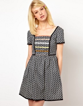 Orla Kiely Dress in Come Fly with Me Print