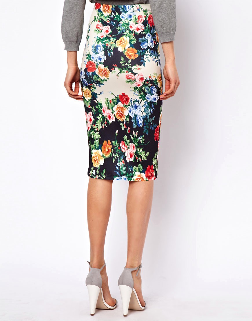 Flower Print Skirt 35
