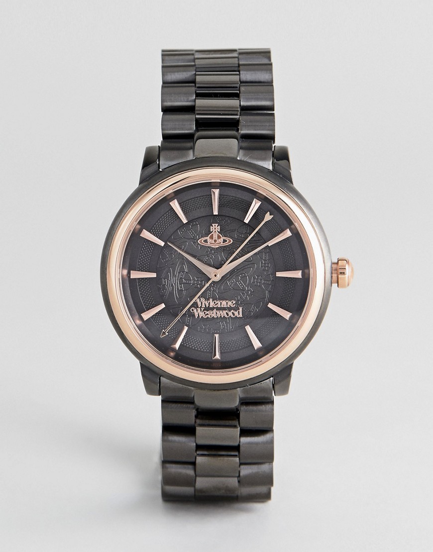Черные наручные часы Vivienne Westwood VV196GNGN Shoreditch - Черный