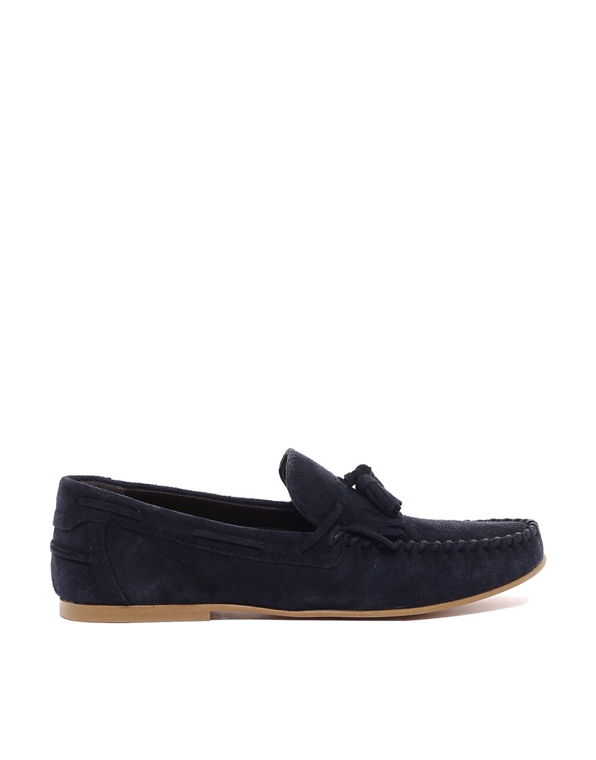 ... Shoes, Boots  Trainers â€º Loafers â€º ASOS Tassel Loafers in Suede