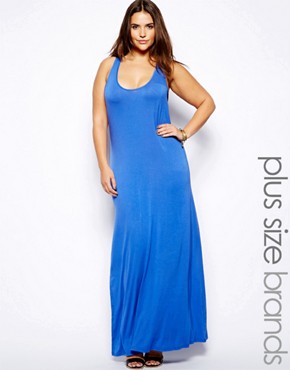 Image 1 of Alice & You Jersey Racer Back Maxi Dress