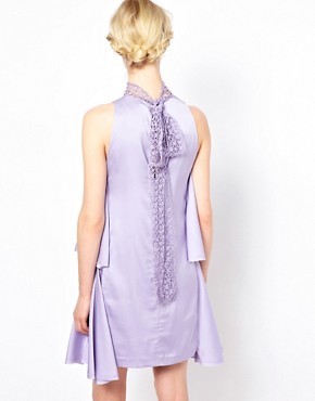 Image 2 of Kore by Sophia Kokosalaki Lace Neck Tie Dress