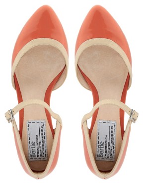 Image 3 of Bertie Molenta Coral Maryjane Flat Shoes