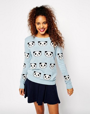 Image 1 of ASOS Jumper With Panda's