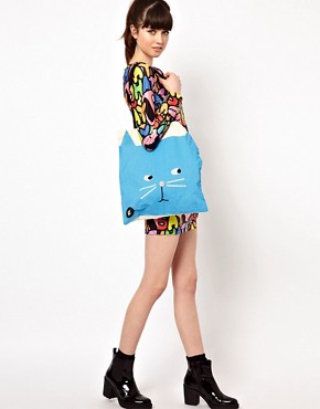 Image 3 of Lazy Oaf Kitty Tote Bag