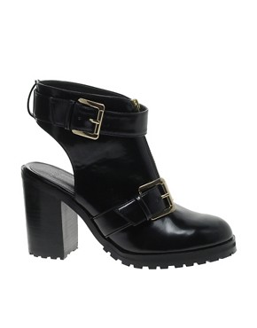 ASOS AUCKLAND Cut Out Ankle Boots