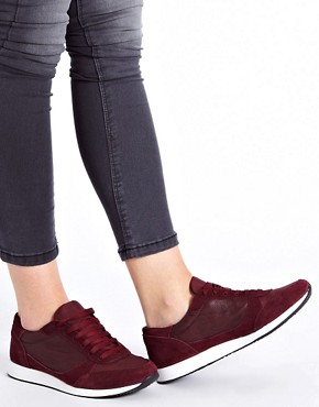 Image 3 of ASOS DOMINO Trainers with Suede Detail