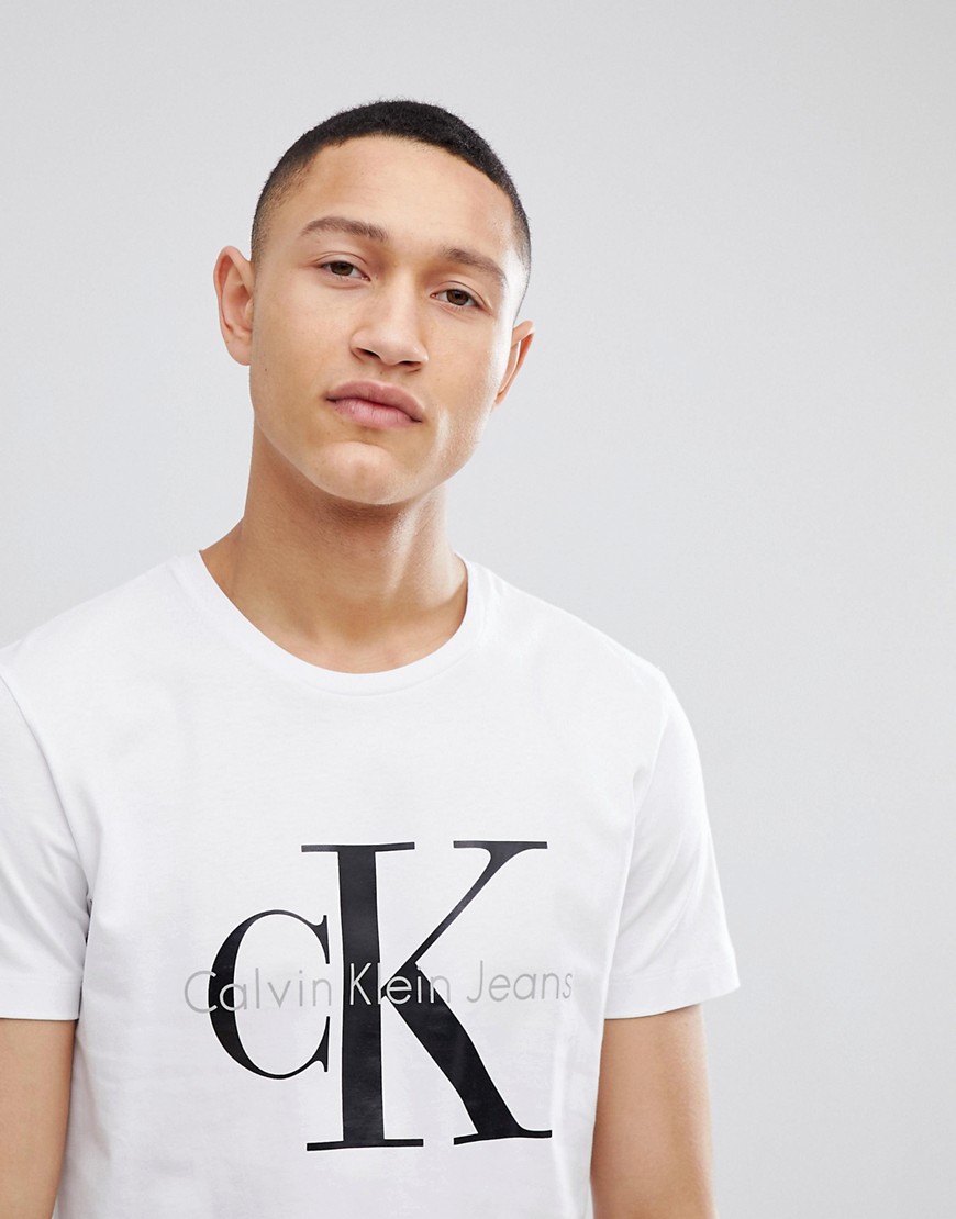 Классическая футболка Calvin Klein Jeans Re-Issue - Белый