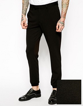 ASOS Skinny Fit Smart Joggers In Jersey 