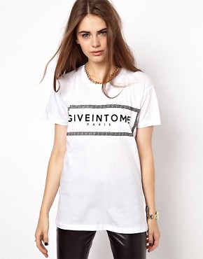 Image 1 of Criminal Damage T-Shirt With Give In To Me Print