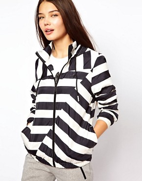 Image 1 of Adidas Striped Jacket With Hood