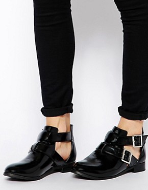 ASOS ADRIFT Cut Out Ankle Boots 