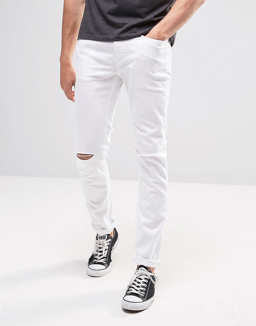 Colors of Benetton  United Colors of Benetton White Skinny Fit Jeans 