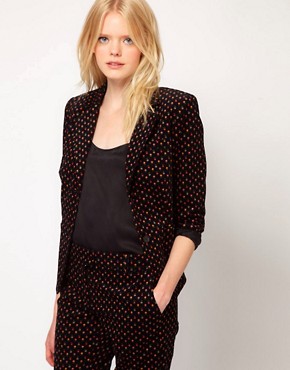Image 1 of Boutique by Jaeger Moria Floral Cord Blazer