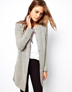 Image 1 of ASOS Jacket In Longline And Texture