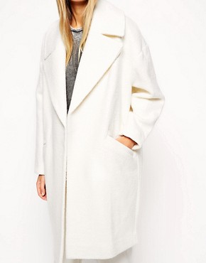 Image 3 of ASOS Slouchy Coat in Texture