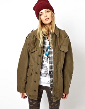 ASOS Reclaimed Vintage Military Army Parka 