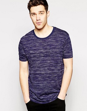 ASOS TShirt With Space Dye And Relaxed Skater Fit 