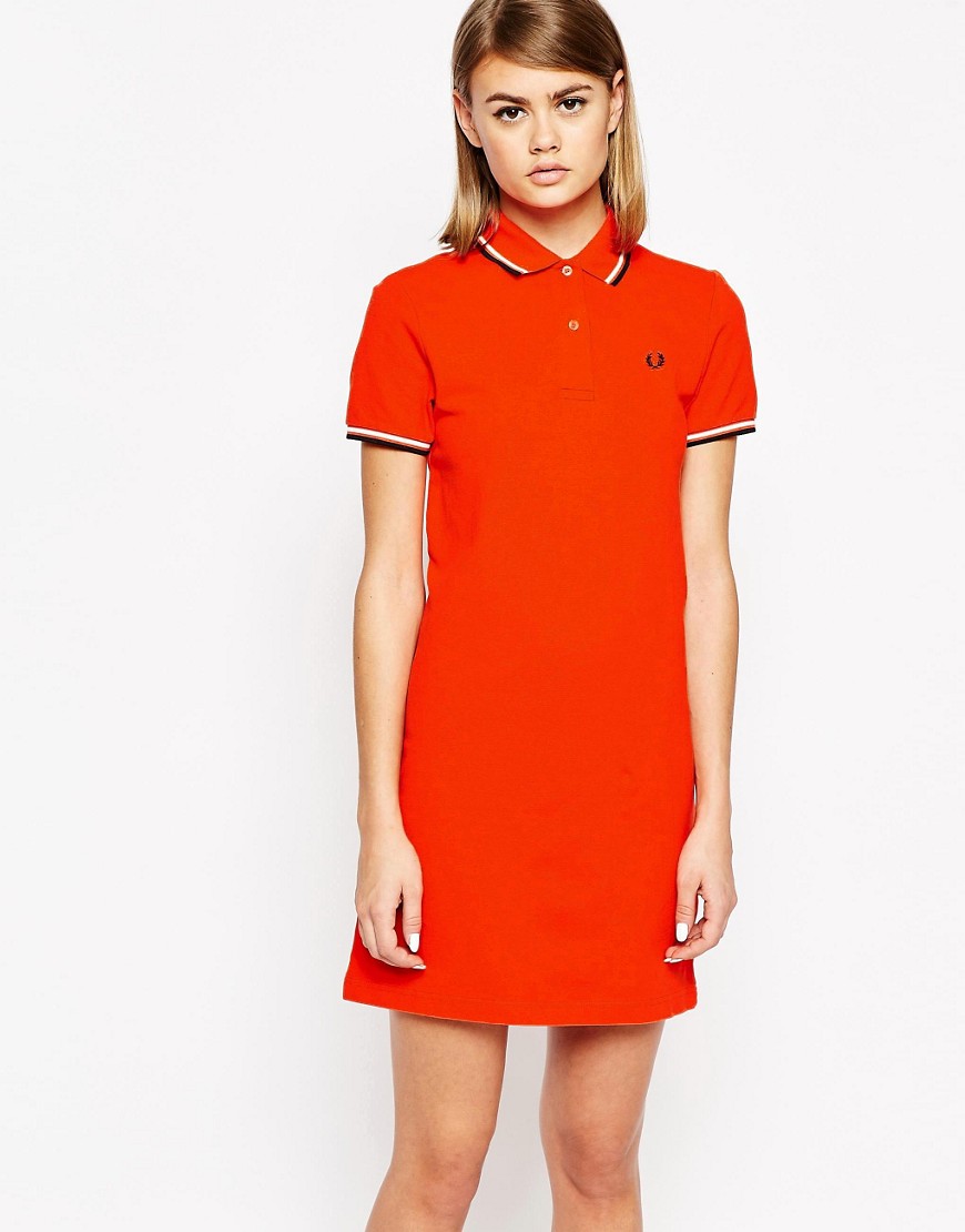 Image 1 of Fred Perry Twin Tip Polo Dress