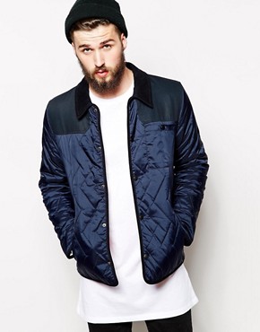 ASOS Quilted Jacket (blue)