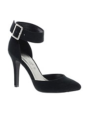 New Look Thick Ankle Strap Court Shoes