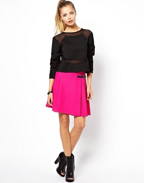 Image 1 of ASOS Mini Kilt Skirt