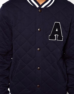 Image 3 of ASOS Varsity Jacket with Applique