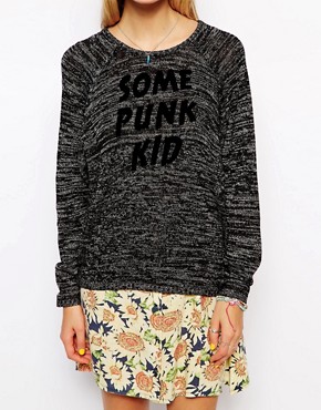 Image 3 of Afends Jumper With Punk Kid Slogan