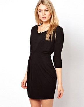 Image 1 of ASOS Front Pleat Dress