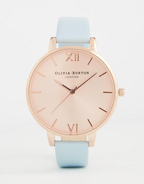 Olivia Burton Blue Big Dial Watch