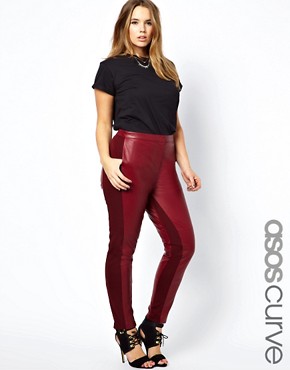 ASOS CURVE Exclusive Leather Pants