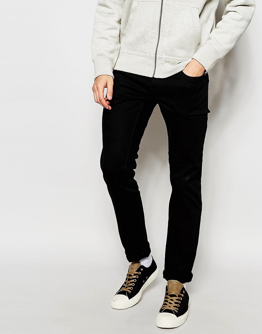  of Benetton  United Colors of Benetton Black Skinny Fit Jeans at ASOS