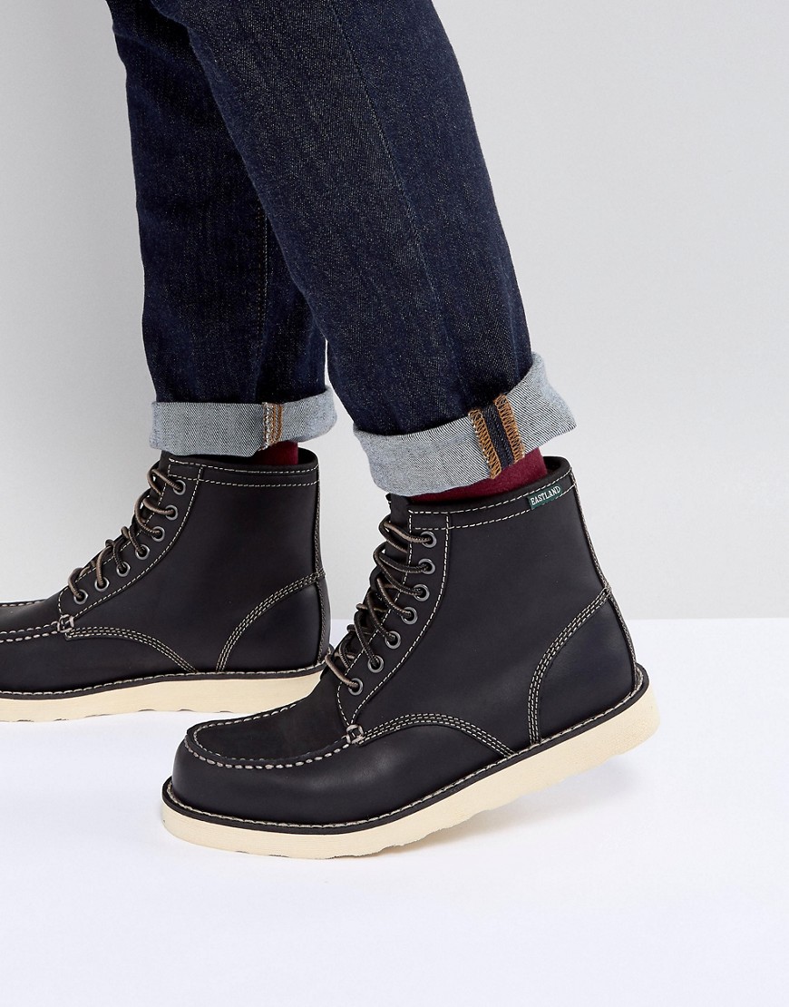 Черные кожаные ботинки Eastland Lumber Up - Черный