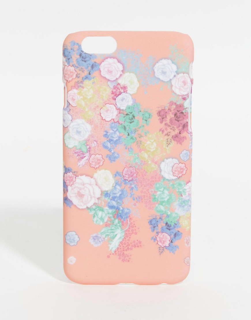 Image 1 of ASOS iPhone 6 and 6s Case With Pretty Floral Print