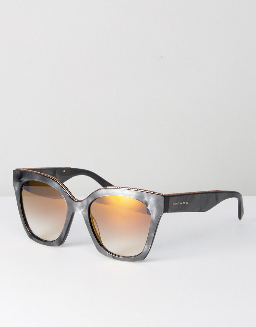 Серые солнцезащитные очки кошачий глаз Marc Jacobs 1862/S - Серый