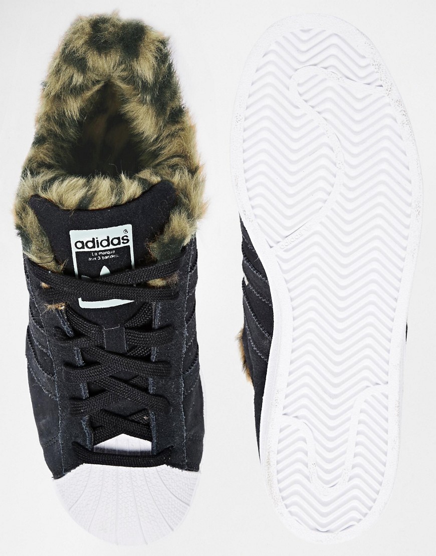 adidas boots with fur