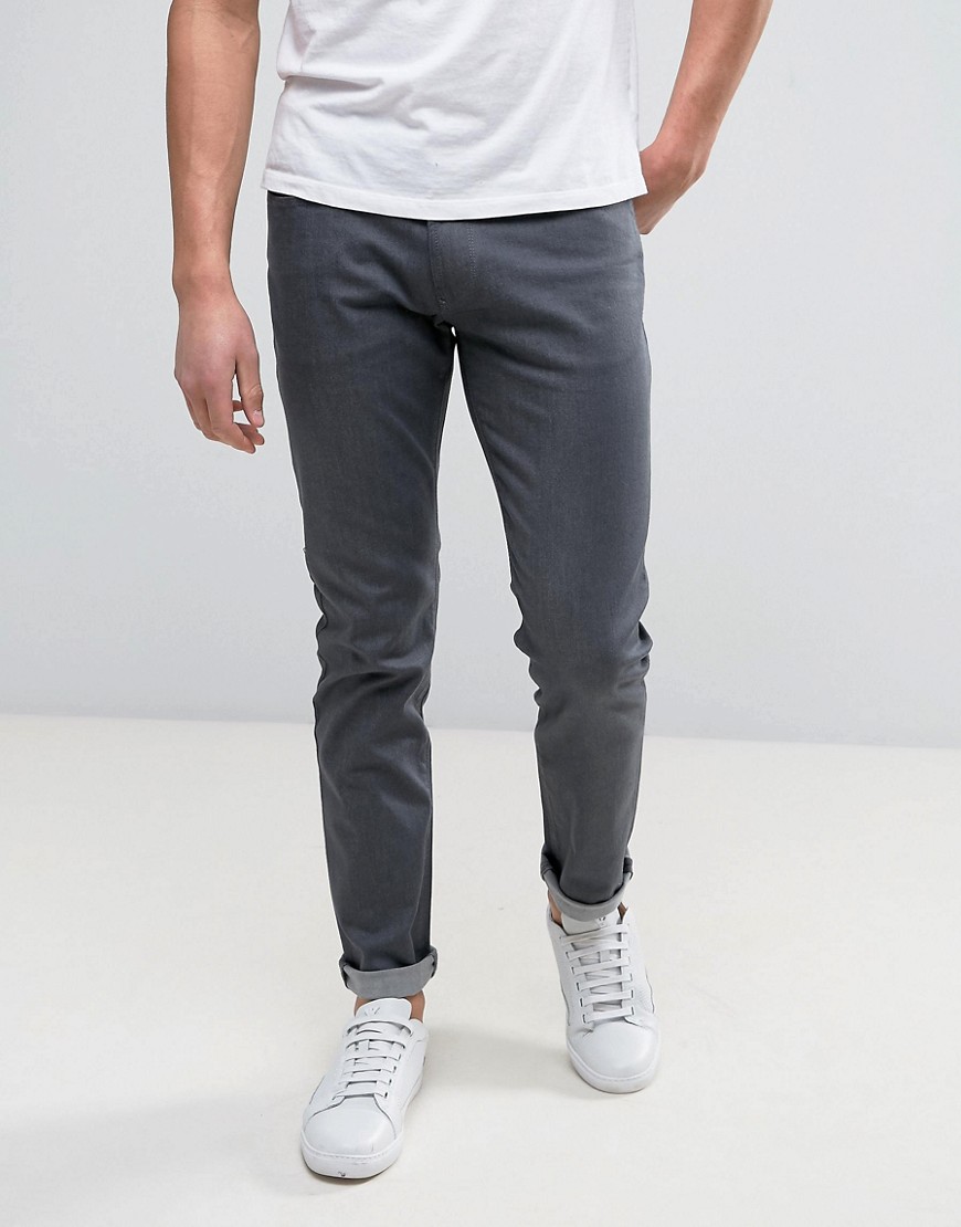 Серые узкие джинсы Armani Jeans - Серый