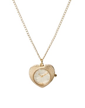 Image 1 of Accessorize Heart Necklace Watch