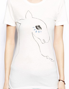 Image 3 of RVCA Animal Print T-Shirt