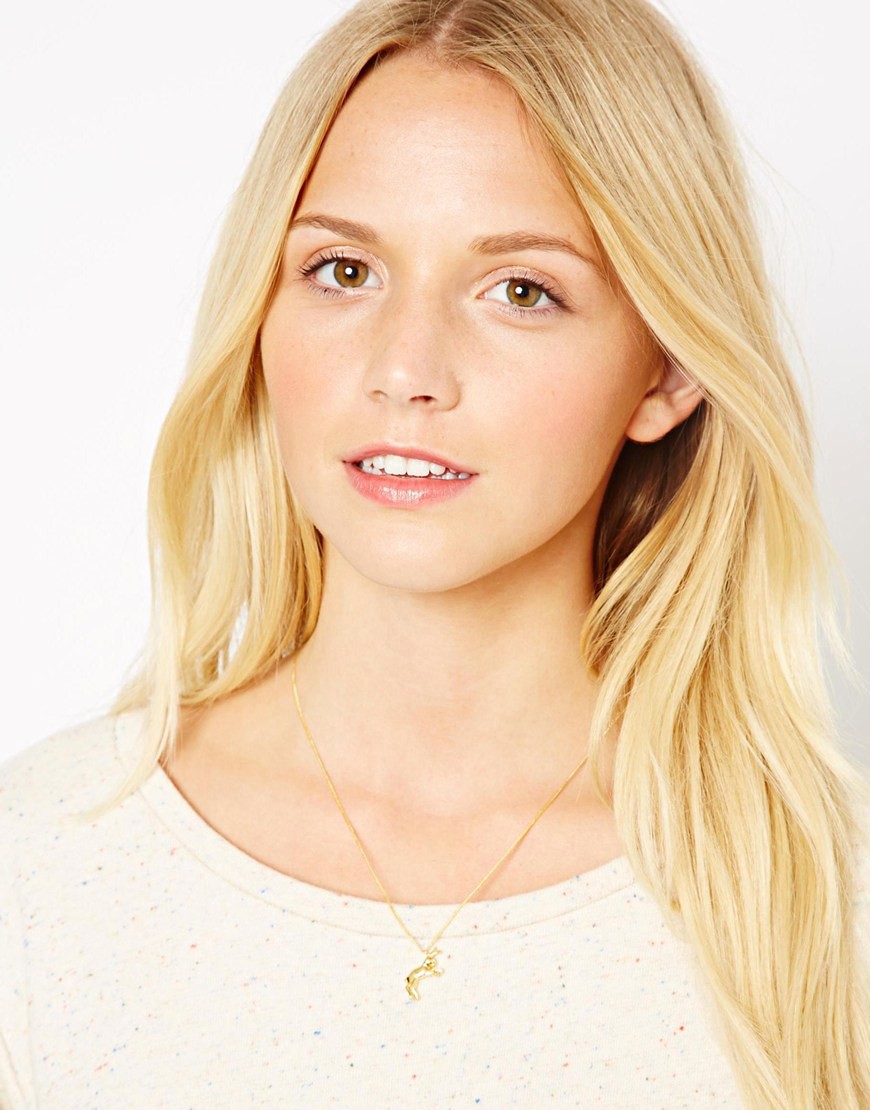 Laura Lee Laura Lee Exclusive For Asos Hare Necklace At Asos