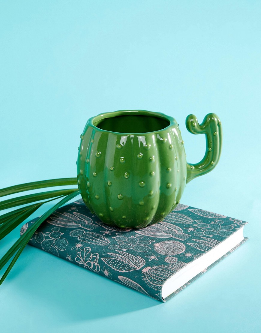 Papercase Ceramic Cactus Mug - Multi