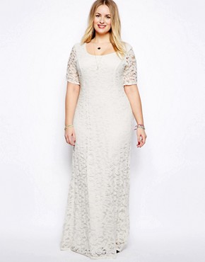 Image 4 of ASOS CURVE Maxi Dress In Lace